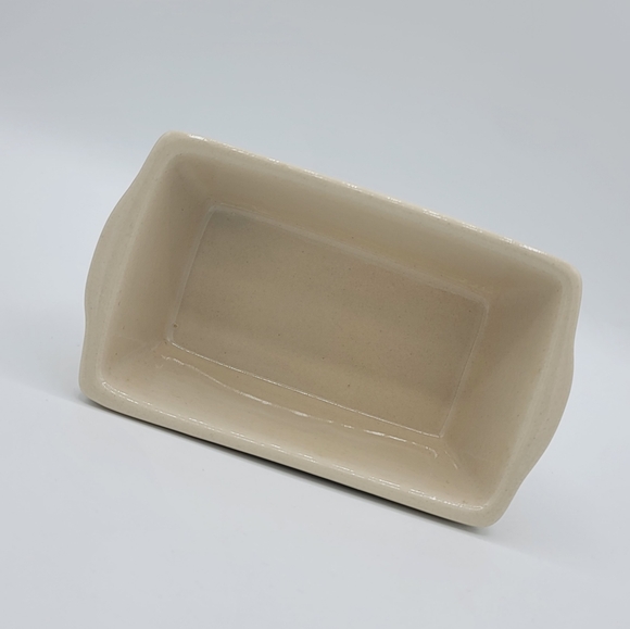 Nantucket Christmas Ceramic Mini Loaf Pans Vintage Ornaments & Santa Set of 2 - Picture 13 of 15